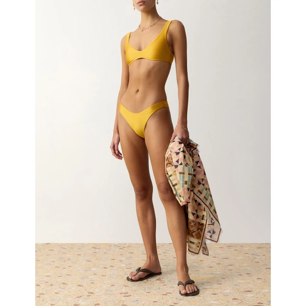 Yellow beachwear