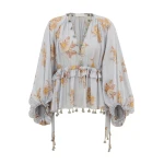 Zimmermann Echo Tassel Billow Blouse