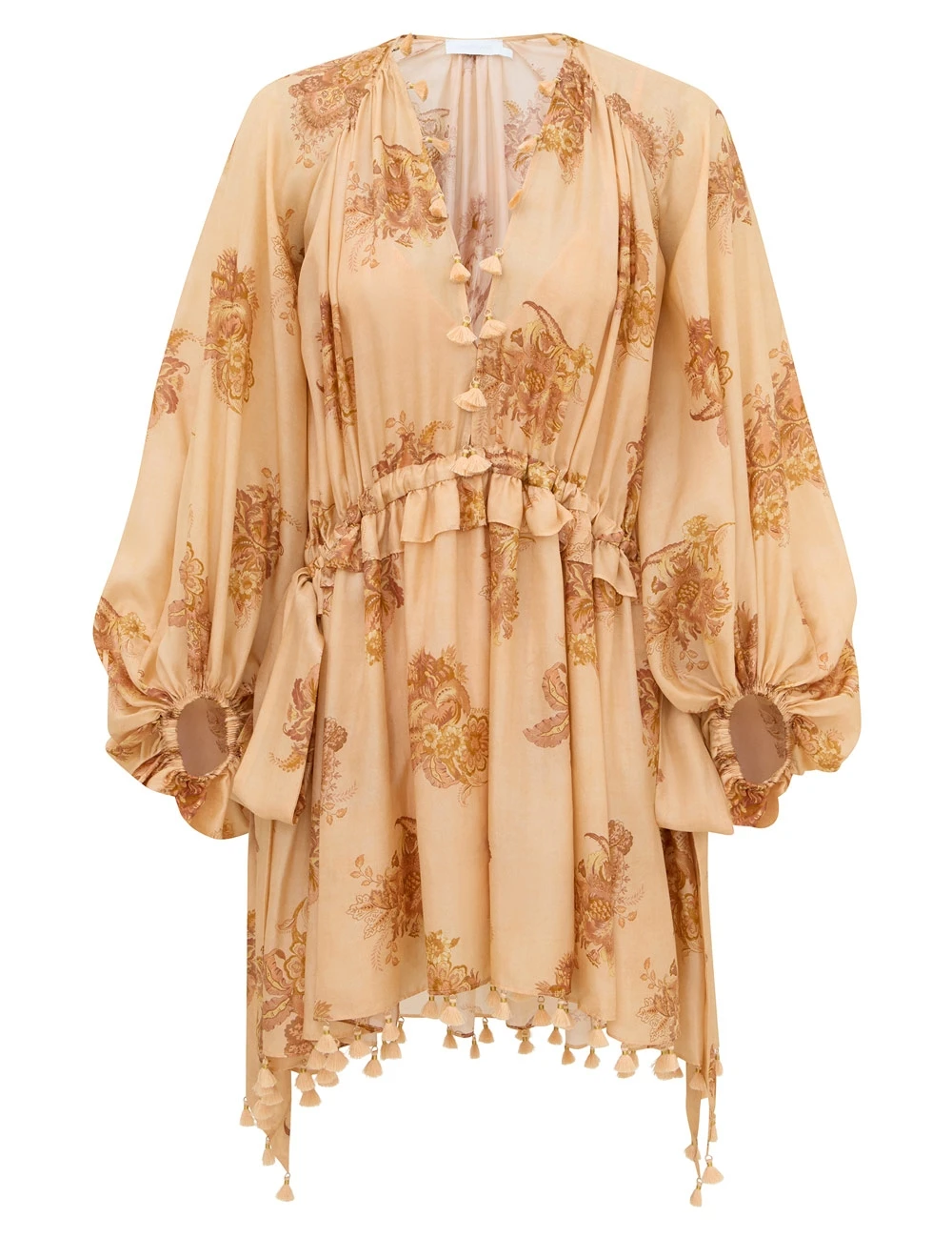 Zimmermann Echo Tassel Mini Dress | Ready to Wear Collection Coveti Zimmermann Echo Tassel Mini Dress