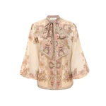 Zimmermann Echo Tie Neck Blouse