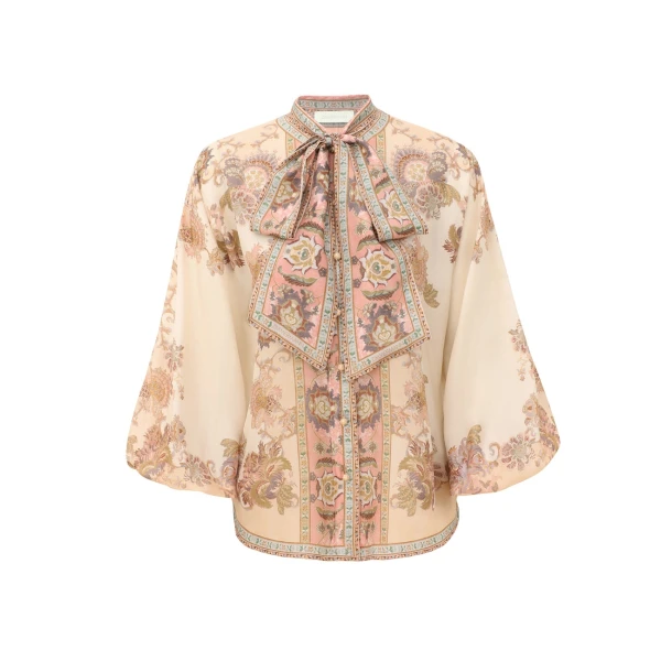 Echo Tie Neck Blouse