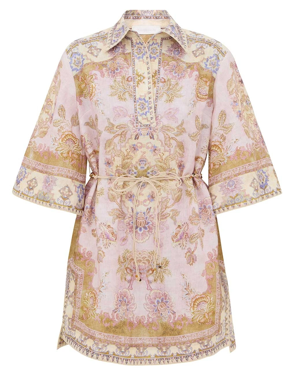 Zimmermann Echo Tunic Mini Dress | Ready to Wear Collection Coveti Zimmermann Echo Tunic Mini Dress