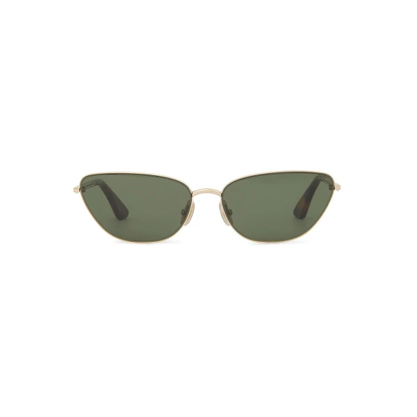 Zimmermann Ellis Cateye in Green | Sunglasses | Coveti, view 3