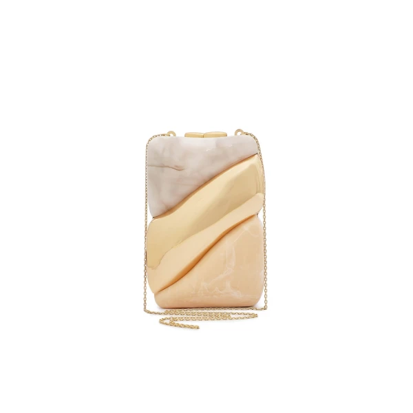 Zimmermann Facet Clutch in Pink | Clutch Bags | Coveti, view 5