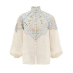 Zimmermann Fairlight Applique Blouse