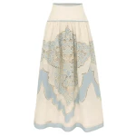 Zimmermann Fairlight Applique Skirt