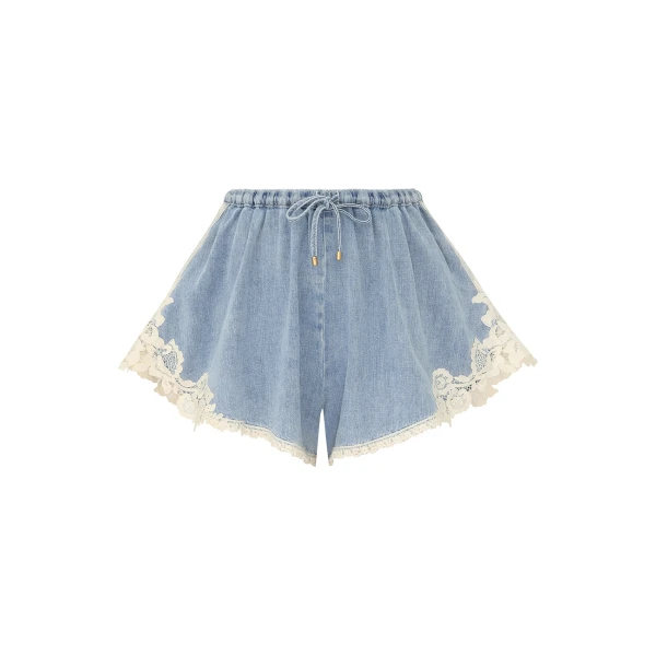 Fairlight Denim Lace Short