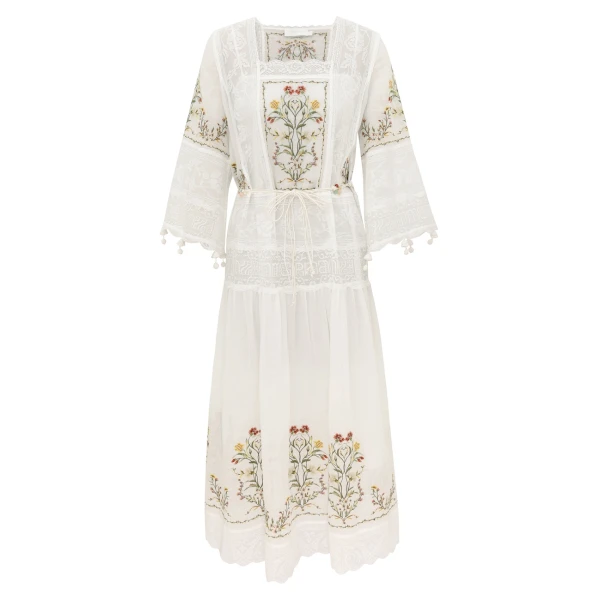 Zimmermann Fairlight Embroidered Midi