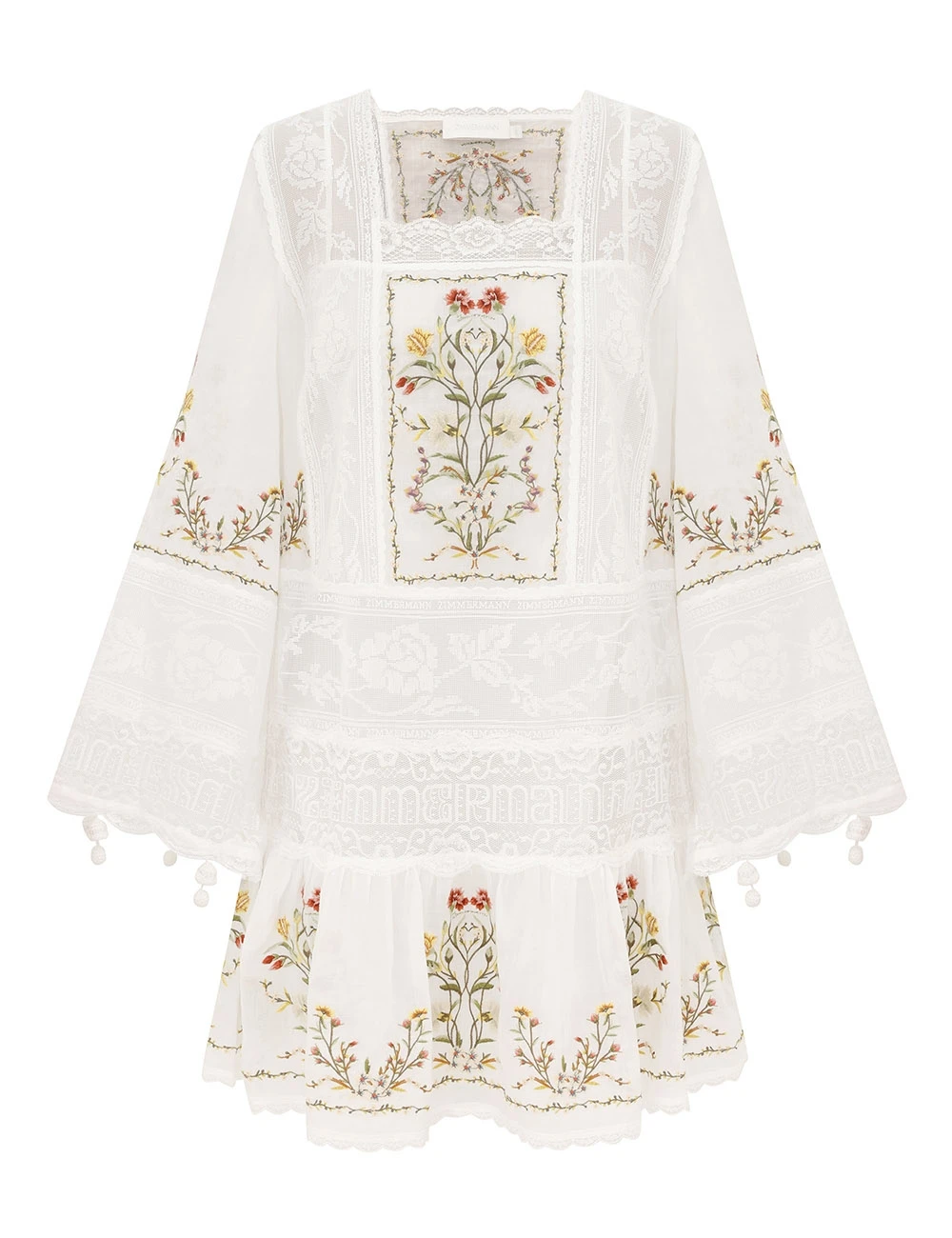 Zimmermann Fairlight Embroidered Mini | Ready to Wear Collection Coveti Zimmermann Fairlight Embroidered Mini