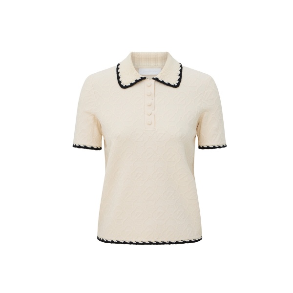 Zimmermann Fairlight Jacquard Polo