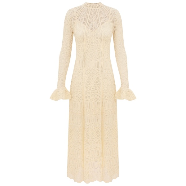 Zimmermann Fairlight Pointelle Midi Dress