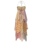 Zimmermann Fairlight Scarf Halter Dress