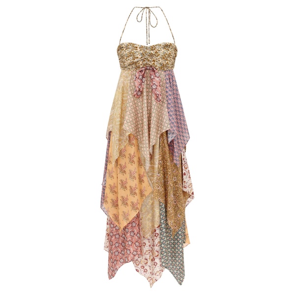 Zimmermann Fairlight Scarf Halter Dress