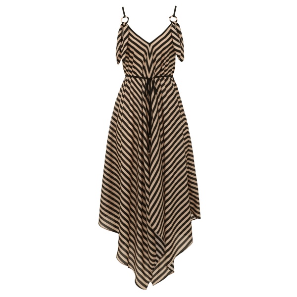 Zimmermann Fairlight Scarf Hem Midi Dress