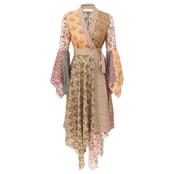 Zimmermann Fairlight Scarf Wrap Dress
