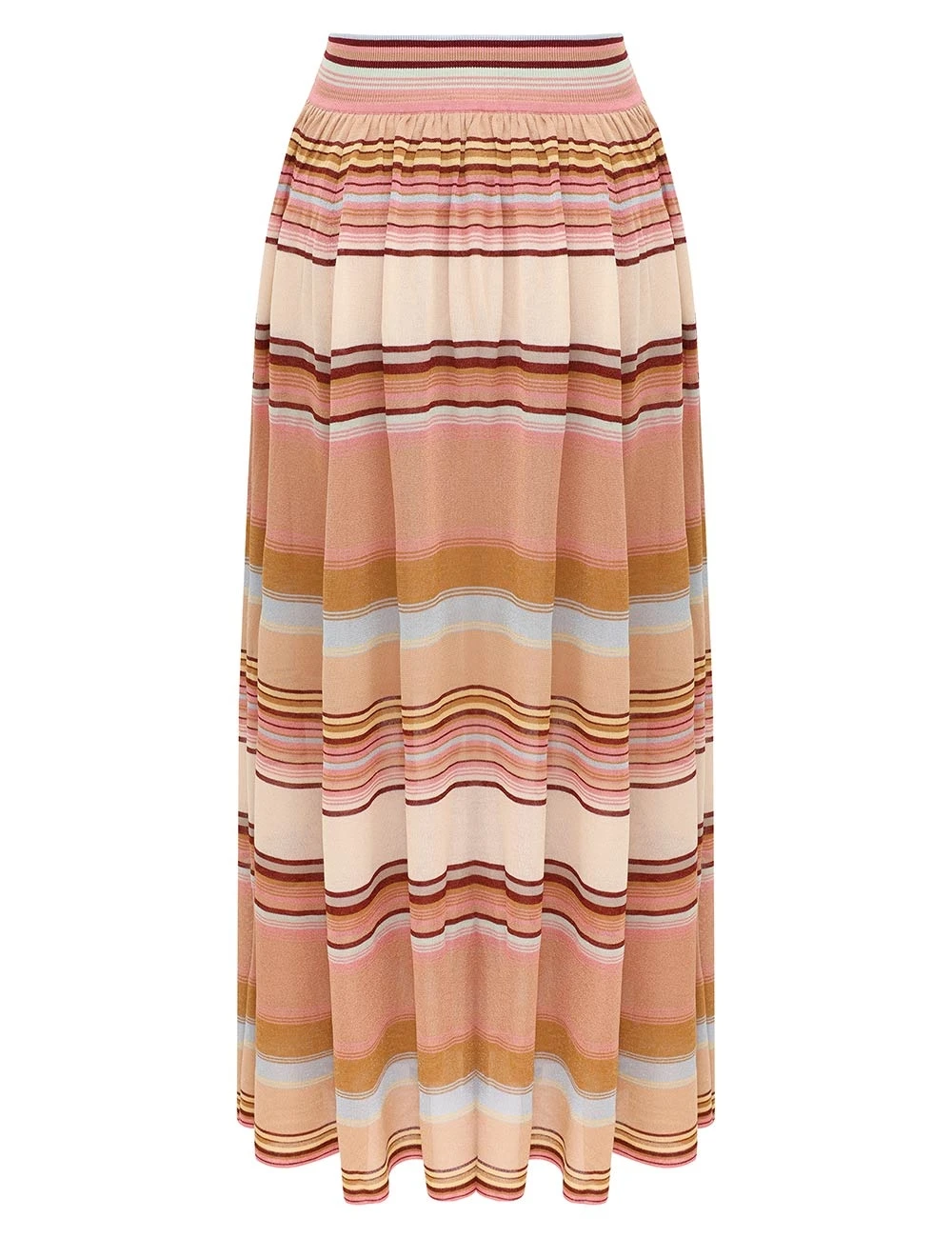 Zimmermann Fairlight Striped Circle Skirt | Ready to Wear Collection Coveti Zimmermann Fairlight Striped Circle Skirt