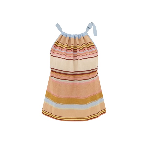 Zimmermann Fairlight Striped Halter Top