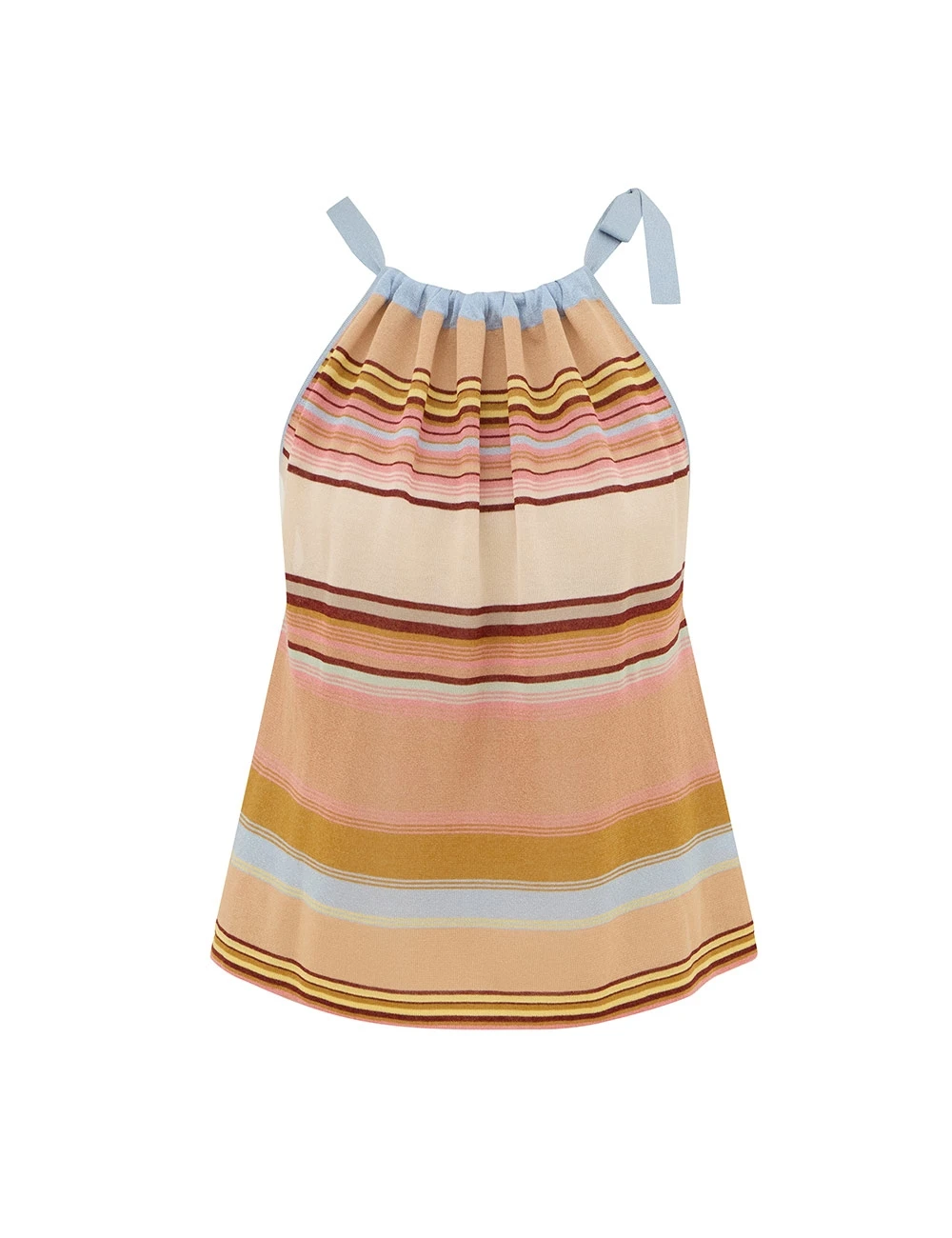 Zimmermann Fairlight Striped Halter Top | Ready to Wear Collection Coveti Zimmermann Fairlight Striped Halter Top