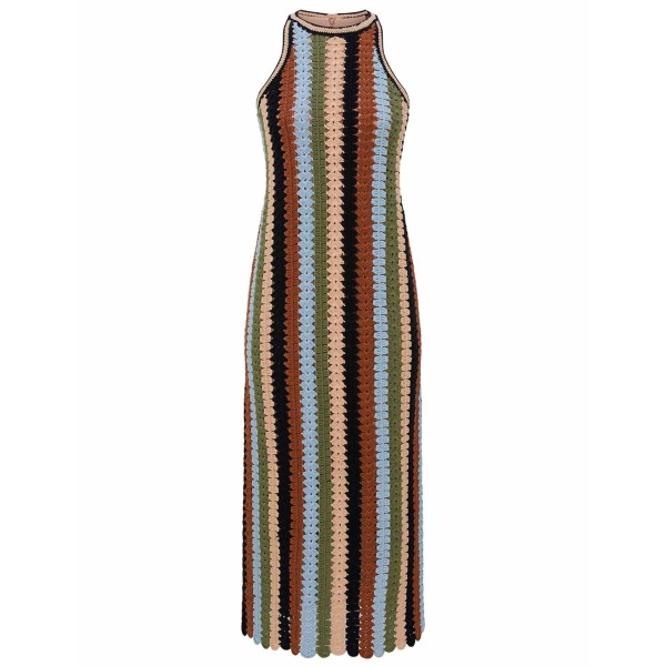 Zimmermann Fairlight Striped Midi Dress