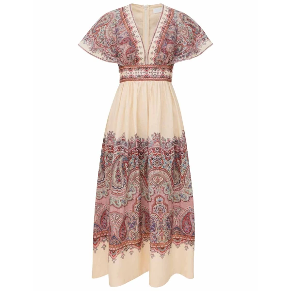 Fairlight Waisted Midi Dress