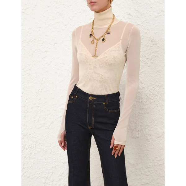 Zimmermann Ivory knitwear