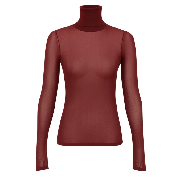 Fine Knit High Neck Top