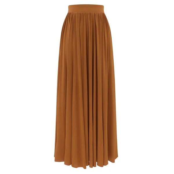 Gathered Midi Skirt