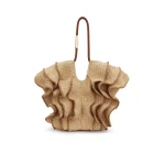 Zimmermann Goldentime Medium Ruffle Tote | Bags | Coveti