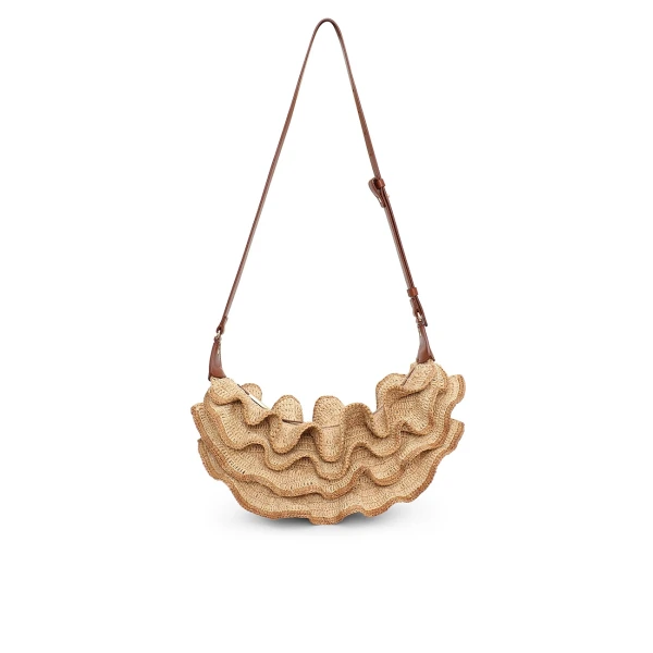 Goldentime Ruffle Shoulder Bag