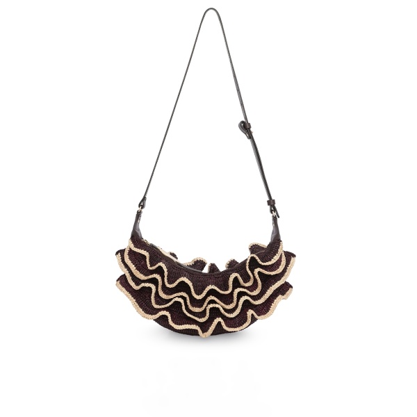 Zimmermann Goldentime Ruffle Shoulder Bag | Bags | Coveti