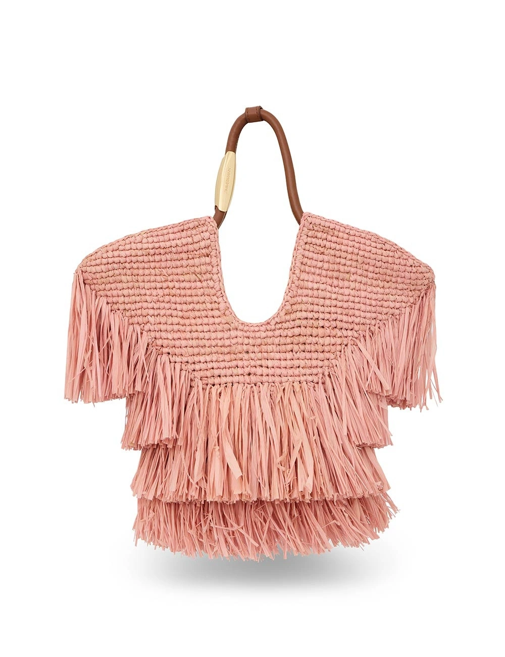 Zimmermann Goldentime Small Fringe Tote in Pink Zimmermann Goldentime Small Fringe Tote in Pink | Totes & Top-Handle Bags | Coveti