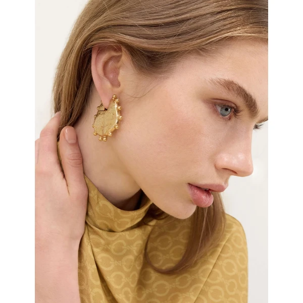 Zimmermann Idle Hoops in Gold, view 2