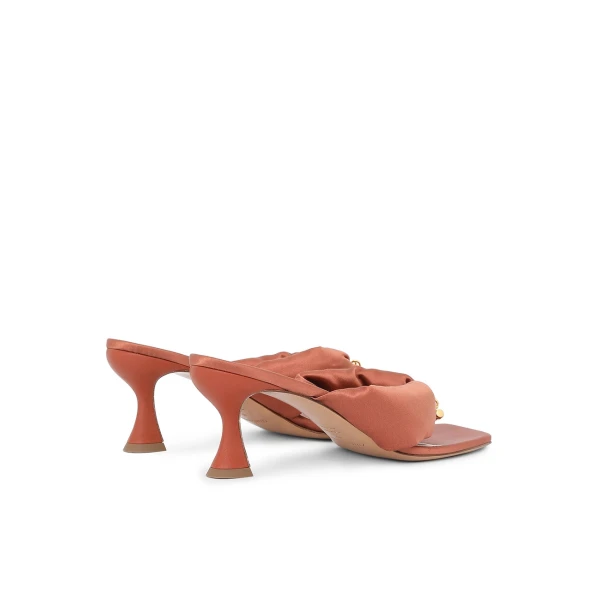 Zimmermann Idle Thong Mule 65 in Orange | Mules | Coveti, view 5