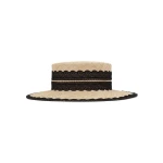Zimmermann Lace Embellished Boater | Accessories | Coveti