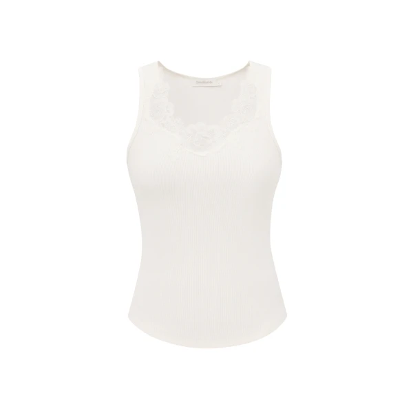 Lace Trim Tank