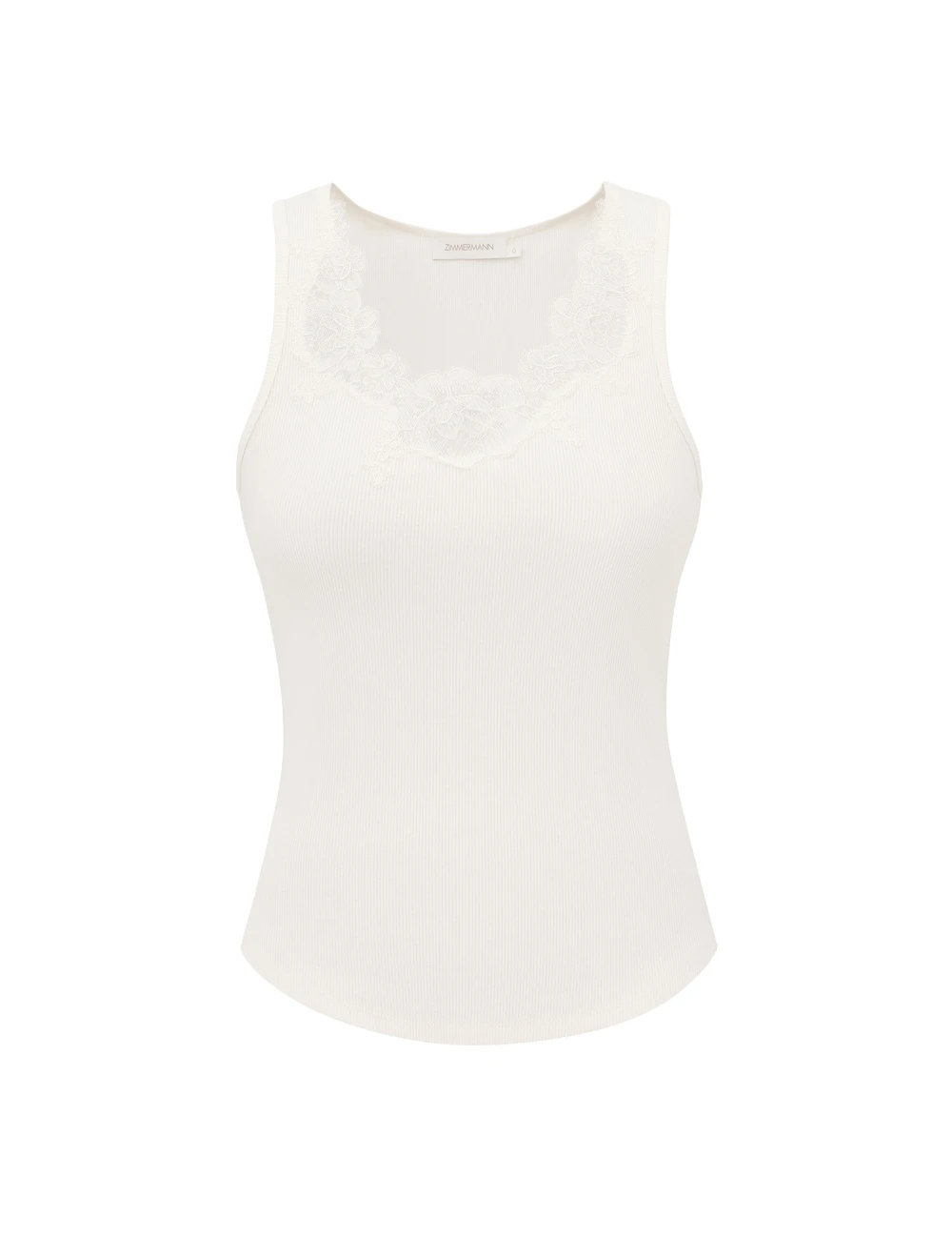 Zimmermann Lace Trim Tank | Ready to Wear Collection Coveti Zimmermann Lace Trim Tank