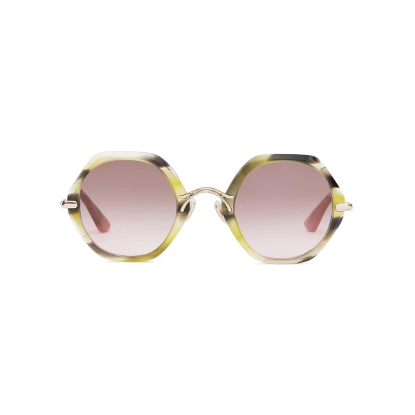Zimmermann Mirel Oversize in Green | Sunglasses | Coveti, view 3