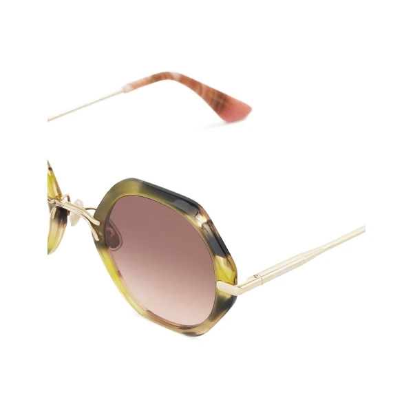 Zimmermann Mirel Oversize in Green | Sunglasses | Coveti, view 5