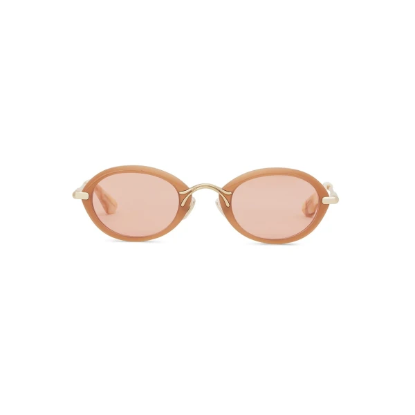 Zimmermann Mirel Round in Pink | Sunglasses | Coveti, view 3