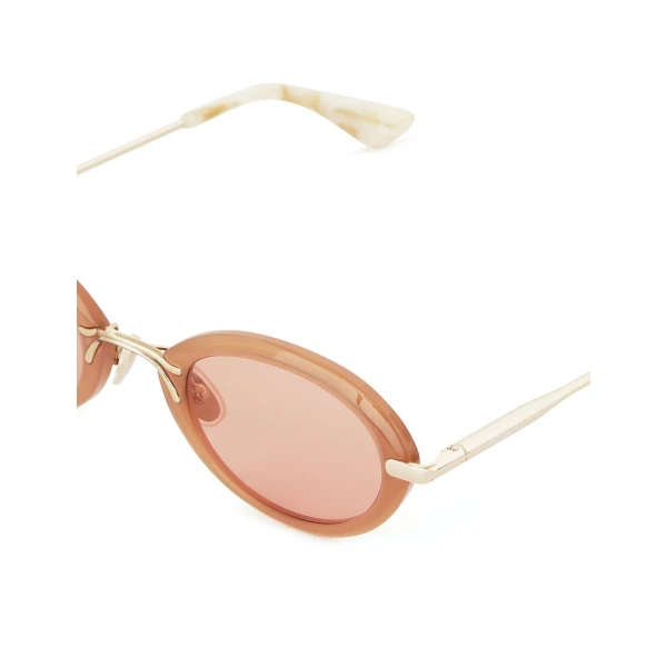 Zimmermann Mirel Round in Pink | Sunglasses | Coveti, view 5