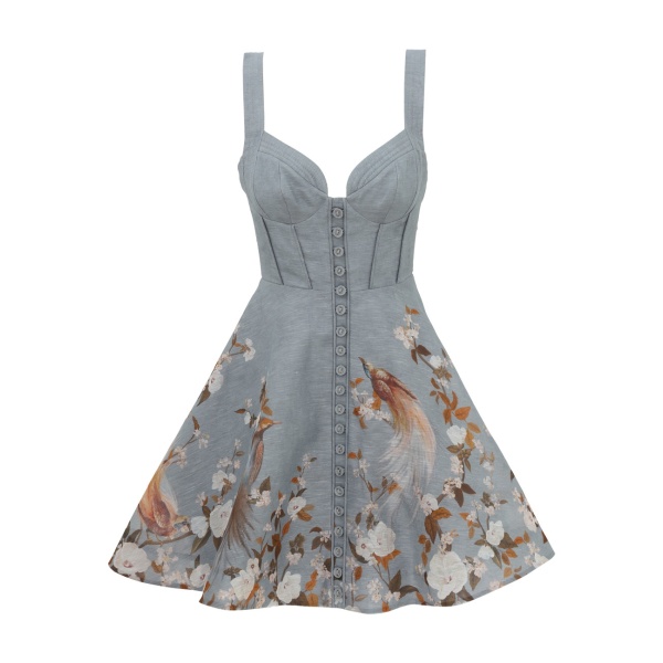 Zimmermann Momentum Corded Mini Dress