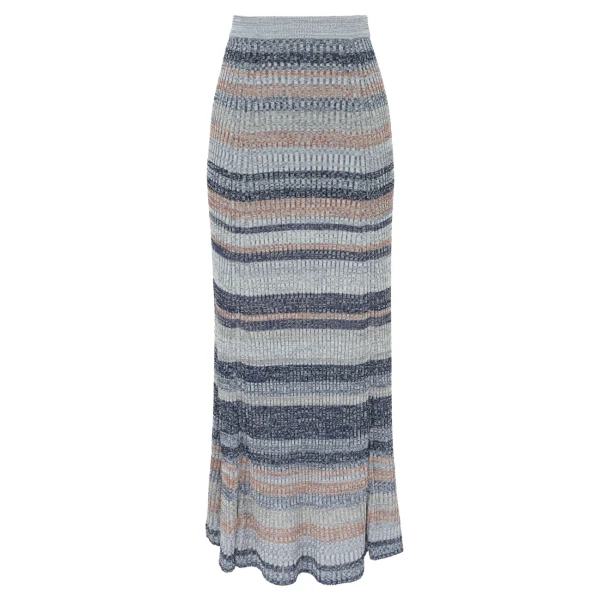 Mouline Rib Midi Skirt