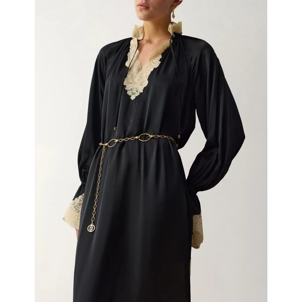 Zimmermann Plume Chain Belt in Gold | Belts | Coveti, view 2