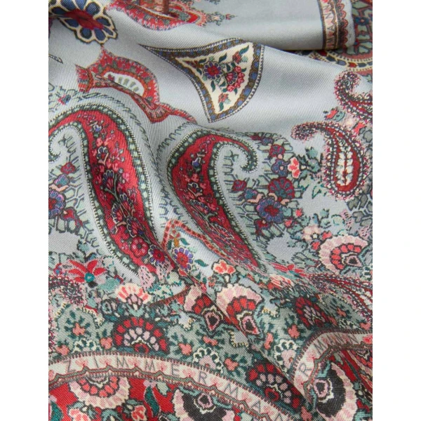 Zimmermann Printed Silk Maxi Square in Multicolour, view 4