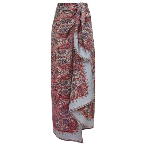 Zimmermann Printed Silk Maxi Square | Accessories | Coveti