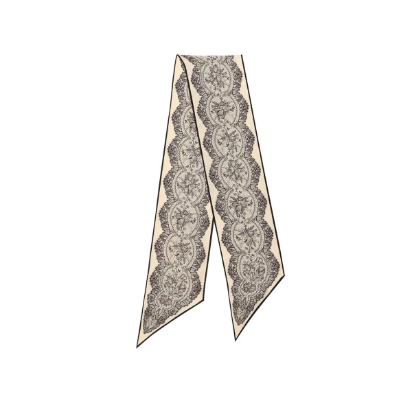 Zimmermann Printed Silk Neck Scarf in Multicolour | Scarves | Coveti, view 3