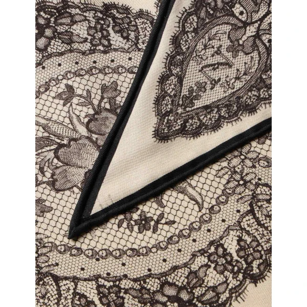 Zimmermann Printed Silk Neck Scarf in Multicolour | Scarves | Coveti, view 5