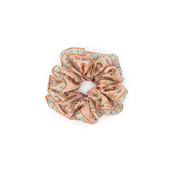 Zimmermann Printed Silk Scrunchie | Accessories | Coveti