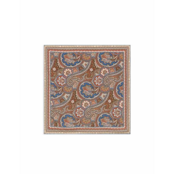 Zimmermann Printed Silk Square 70 in Multicolour, view 3