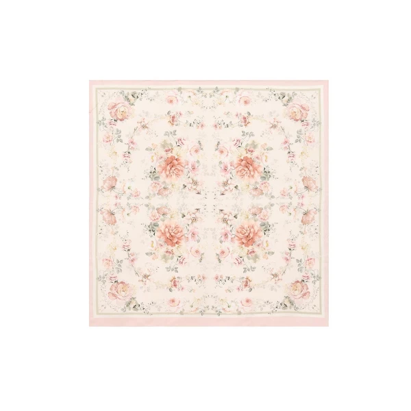 Zimmermann Printed Silk Square 70 in Multicolour, view 3